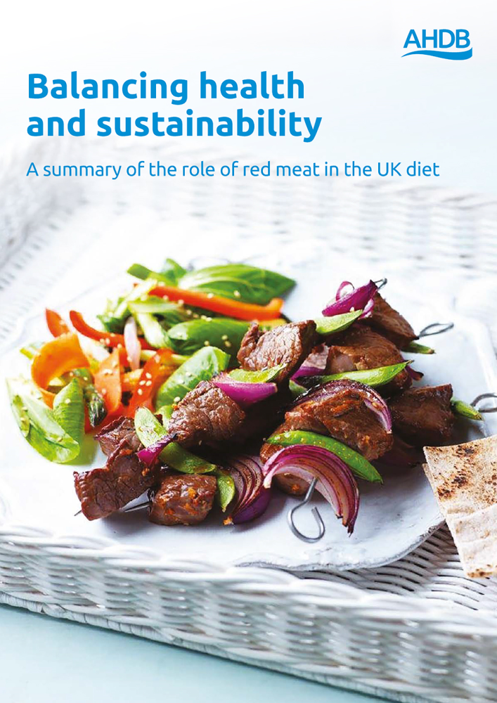 The front cover of the role of red meat report